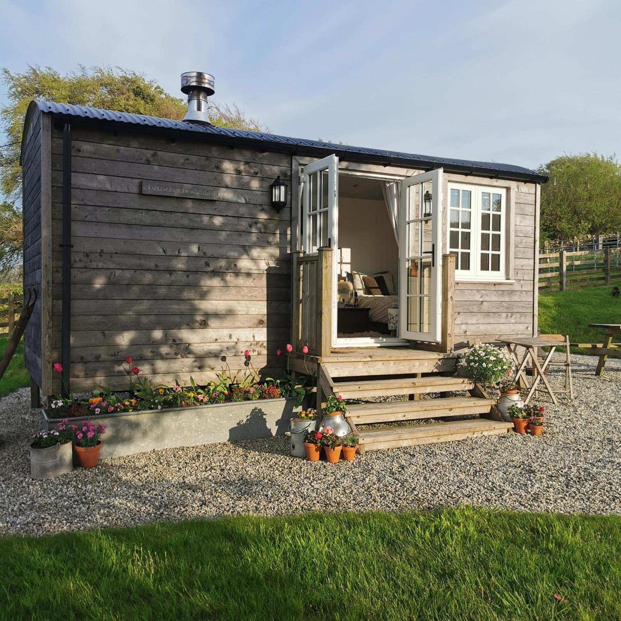 Elvan Farm Shepherd'S Hut Villa Exeter Dış mekan fotoğraf