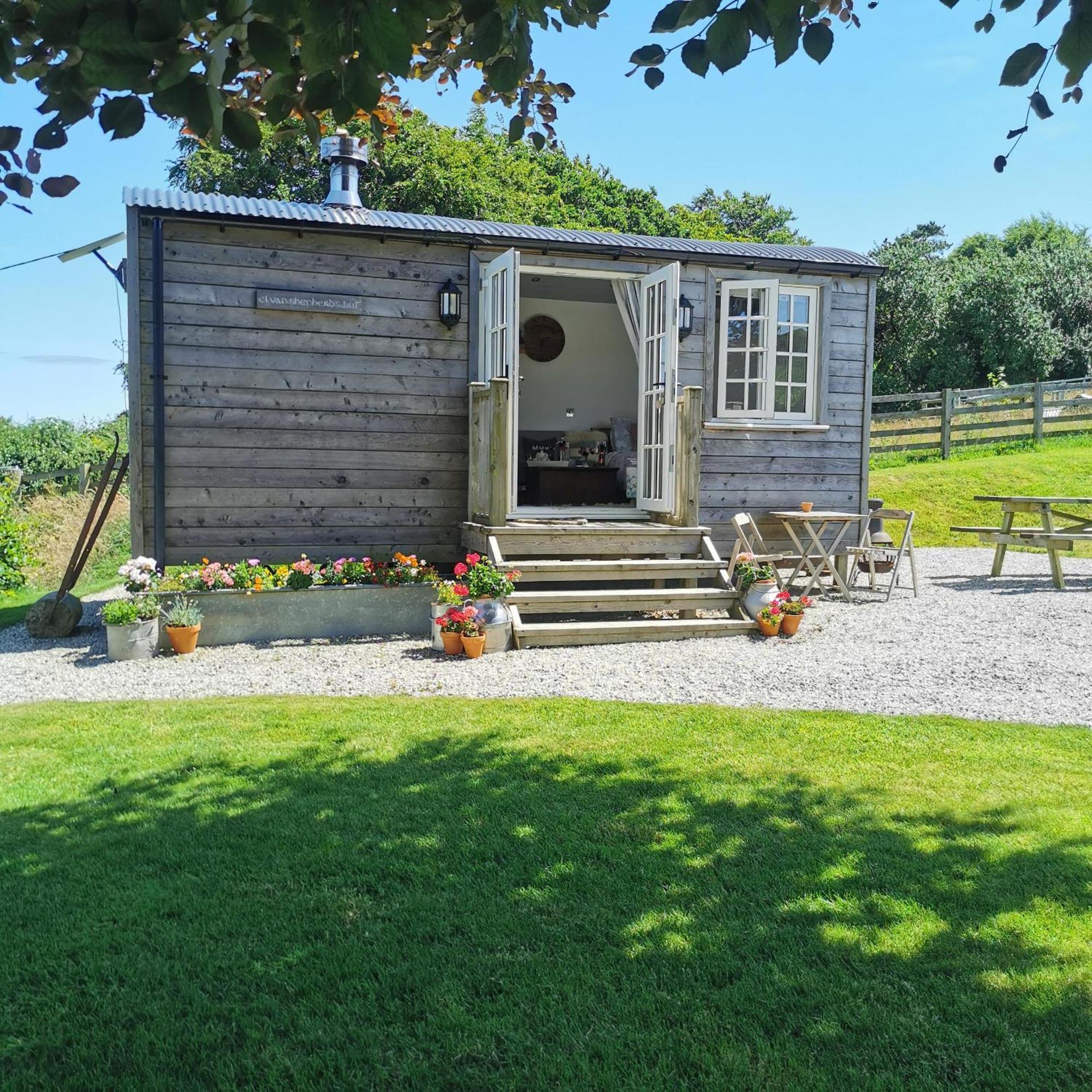 Elvan Farm Shepherd'S Hut Villa Exeter Dış mekan fotoğraf